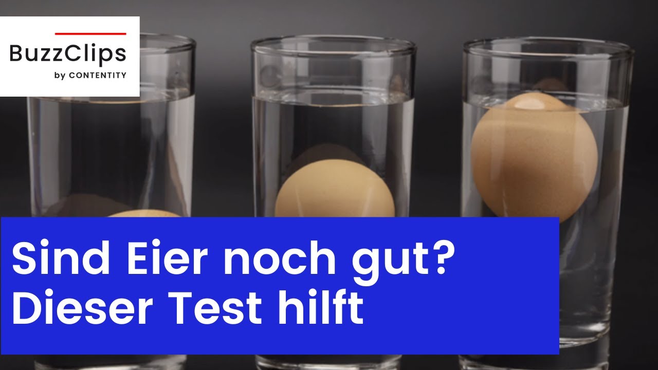 Sind Eier noch gut? Dieser Test schafft Abhilfe