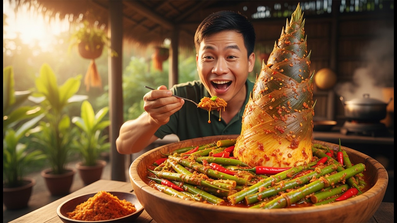 Inside a Korean Factory: How Thousands of Tons of Bamboo Shoots Are Turned into Kimchi.