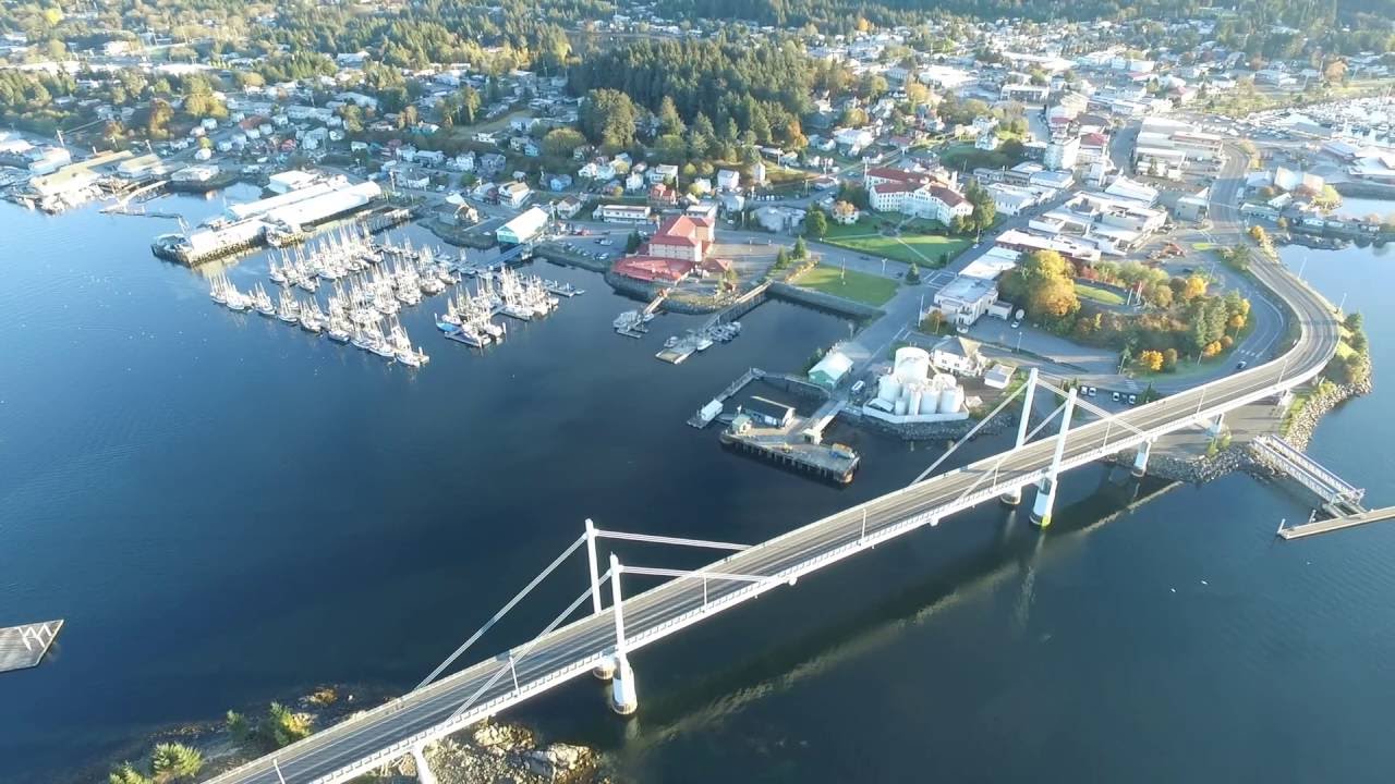 Sunday Morning and Sitka Alaska from Above