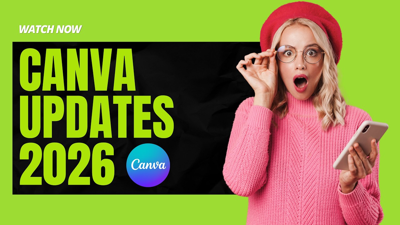 Новые функции Canva, о которых вам ОБЯЗАТЕЛЬНО нужно знать! (10 обновлений Canva в 2026 году)