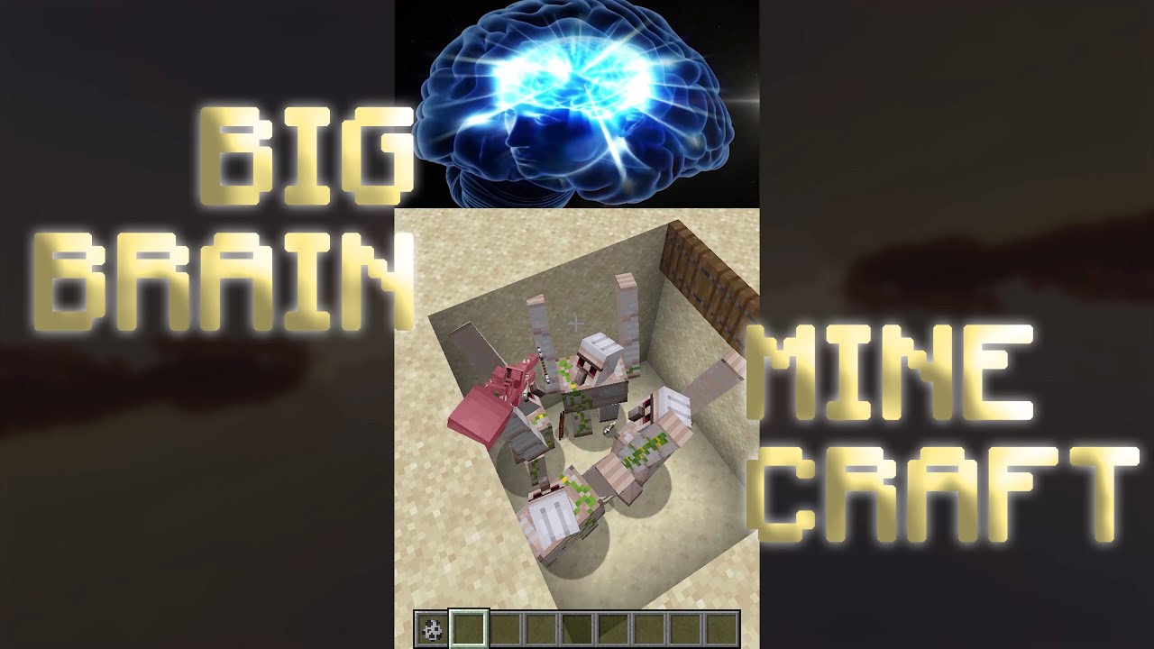 Лучший мем про мозг из Minecraft Galaxy