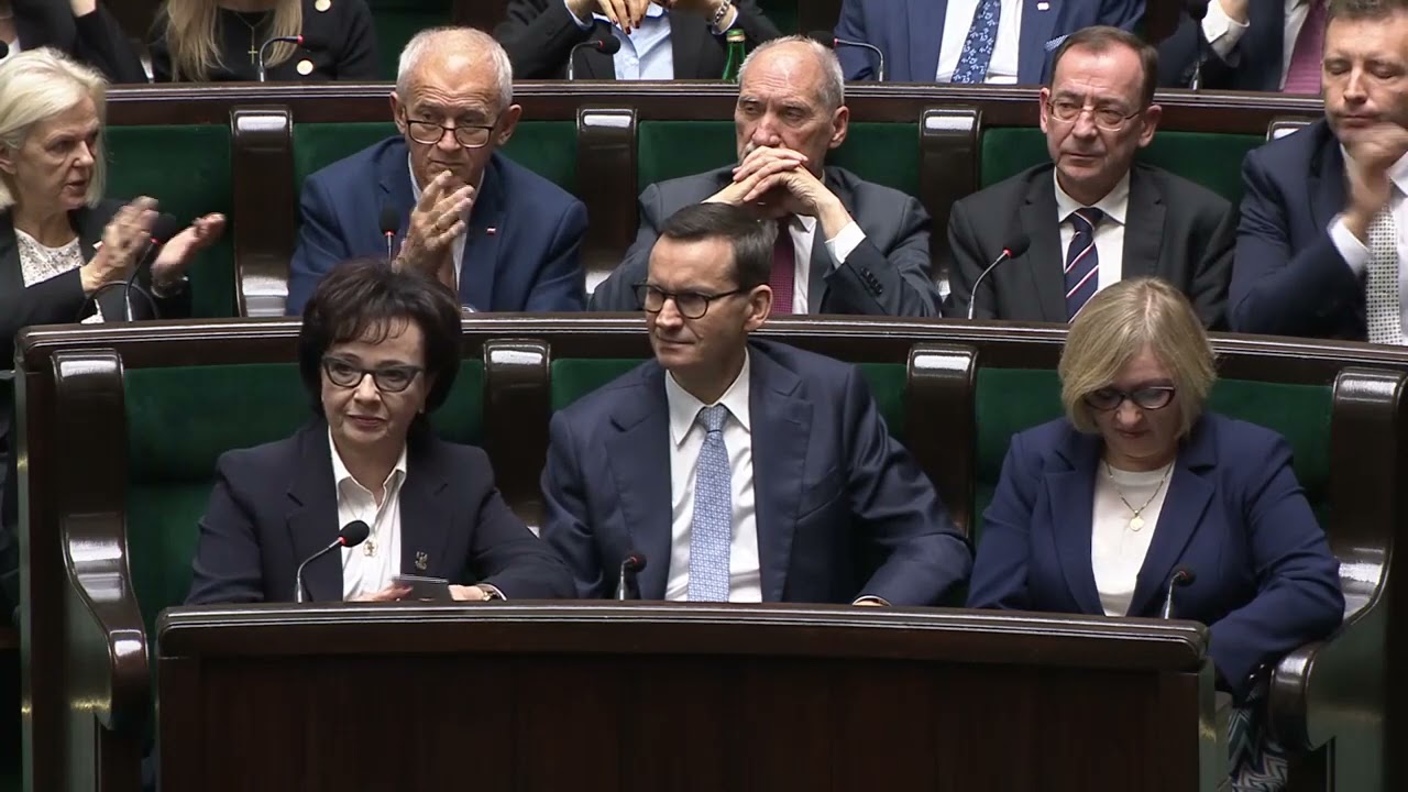 Reakcja Elżbiety Witek na wybór Marszałka Sejmu