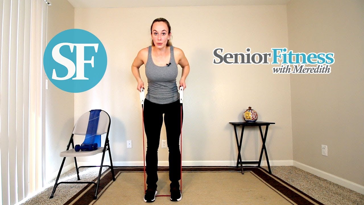 Senior Fitness - Standing Resistance Bands Workout