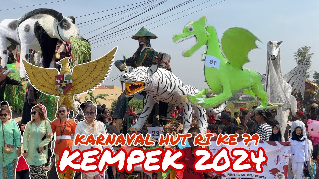 FULL Arak Arakan KEMPEK 2024 Cirebon | Karnaval HUT RI KE 79