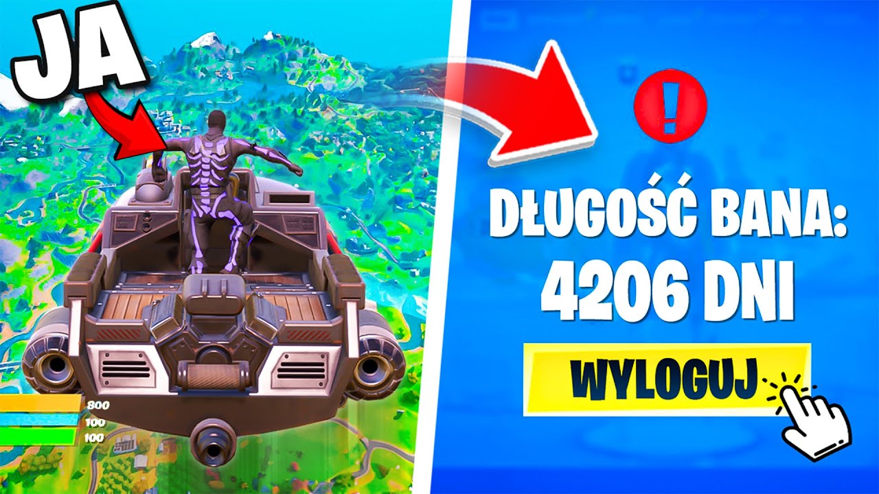 10 GLITCHY za kt&oacute;re DOSTAŁEŚ BANA w ROZDZIALE 2 w Fortnite