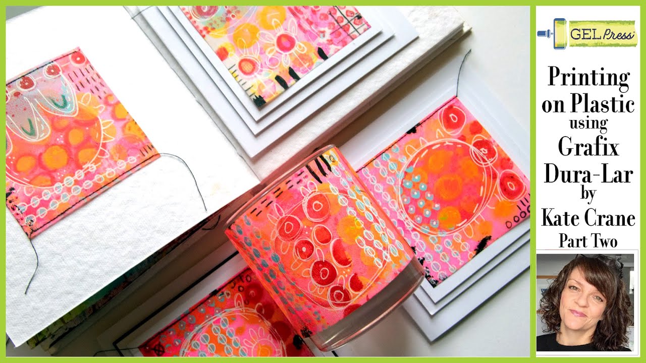 Gel Press Printing on Plastic with Kate Crane Part 2