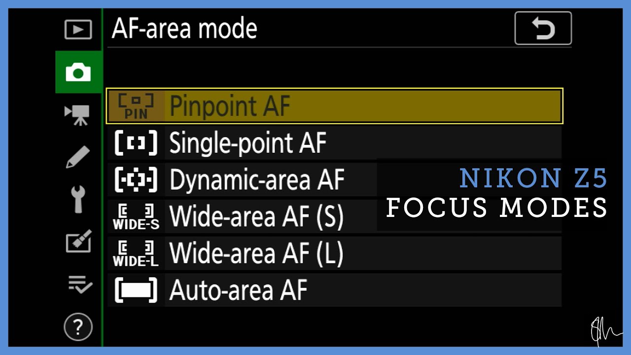 What are the Focus Modes in the Nikon Z5