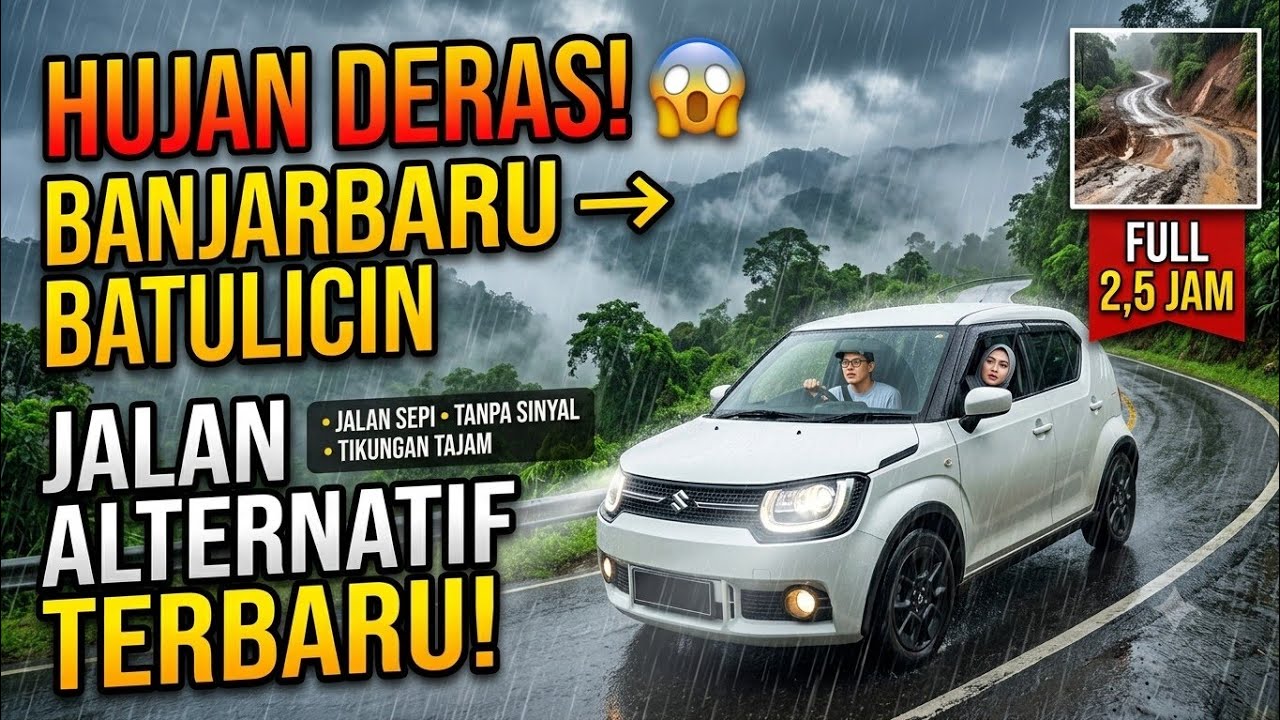 Update terbaru Jalan alternatif Banjarbaru - Batulicin di Tahun 2025 | Piknik Asik