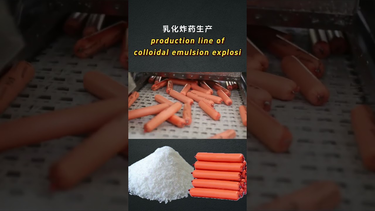 Production of emulsion explosives - used in mine blasting