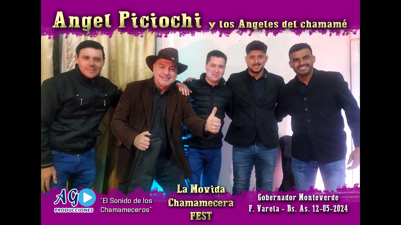 ANGEL PICIOCHI Y LOS ANGELES DEL CHAMAMÉ EN VIVO | G. Monteverde  (F. Varela - Bs. As.) 12-05-2024 💥