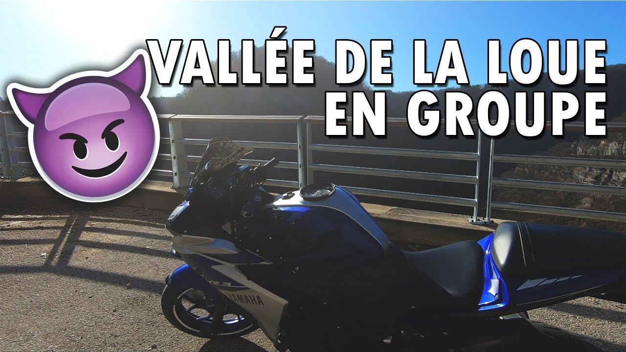 VALLÉE DE LA LOUE - EN GROUPE - YAMAHA R3