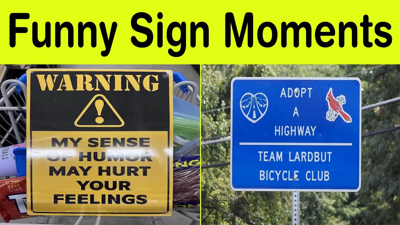 Funny Sign Moments That Will Make You Laugh Instantly – Pure Accidental Comedy! || Happy Panda