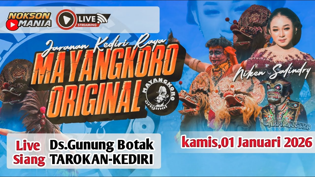 Live NIKEN SALINDRY Jaranan MAYANGKORO ORIGINAL Live Gunung Botak Tarokan Kediri WIJAYA AUDIO