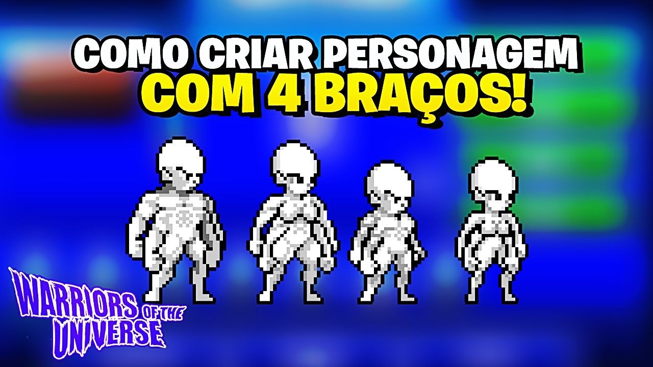 WOTU! COMO CRIAR PERSONAGEM COM 4 BRAÇOS!