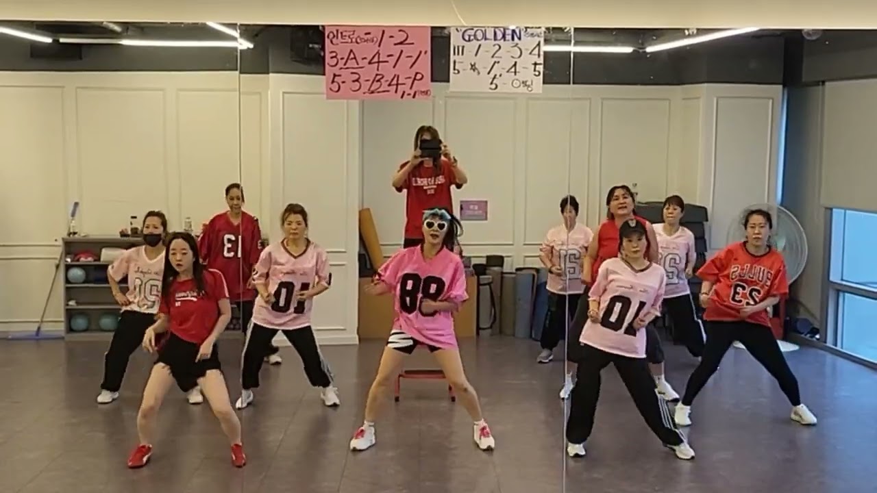 BLACKPINK ㅡ뛰어 JUMP#블랙핑크#다이어트댄스#POINT EASY DANCE# Choreo by 김이정권 #짐스토리역곡점2부다댄반