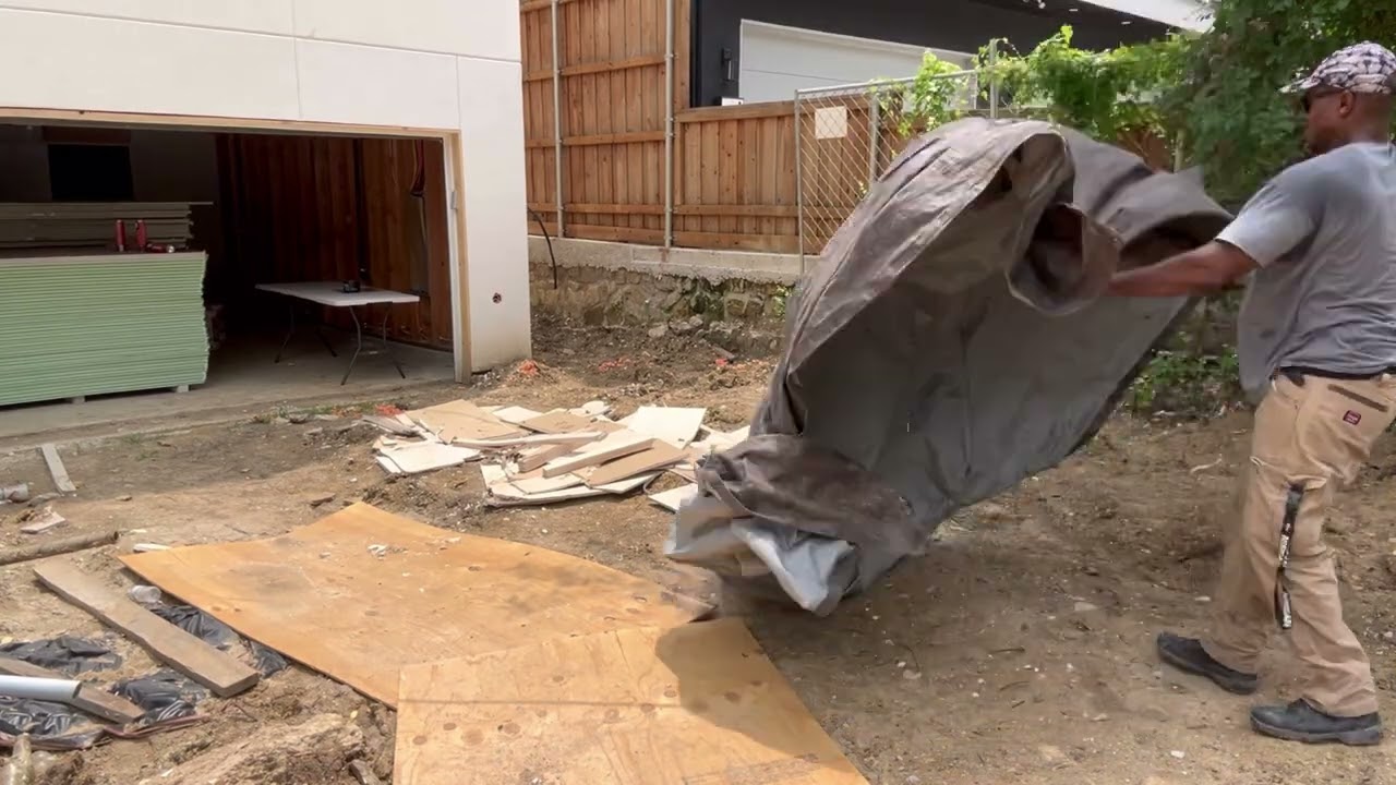 Construction debris removal in Dallas, Texas!!