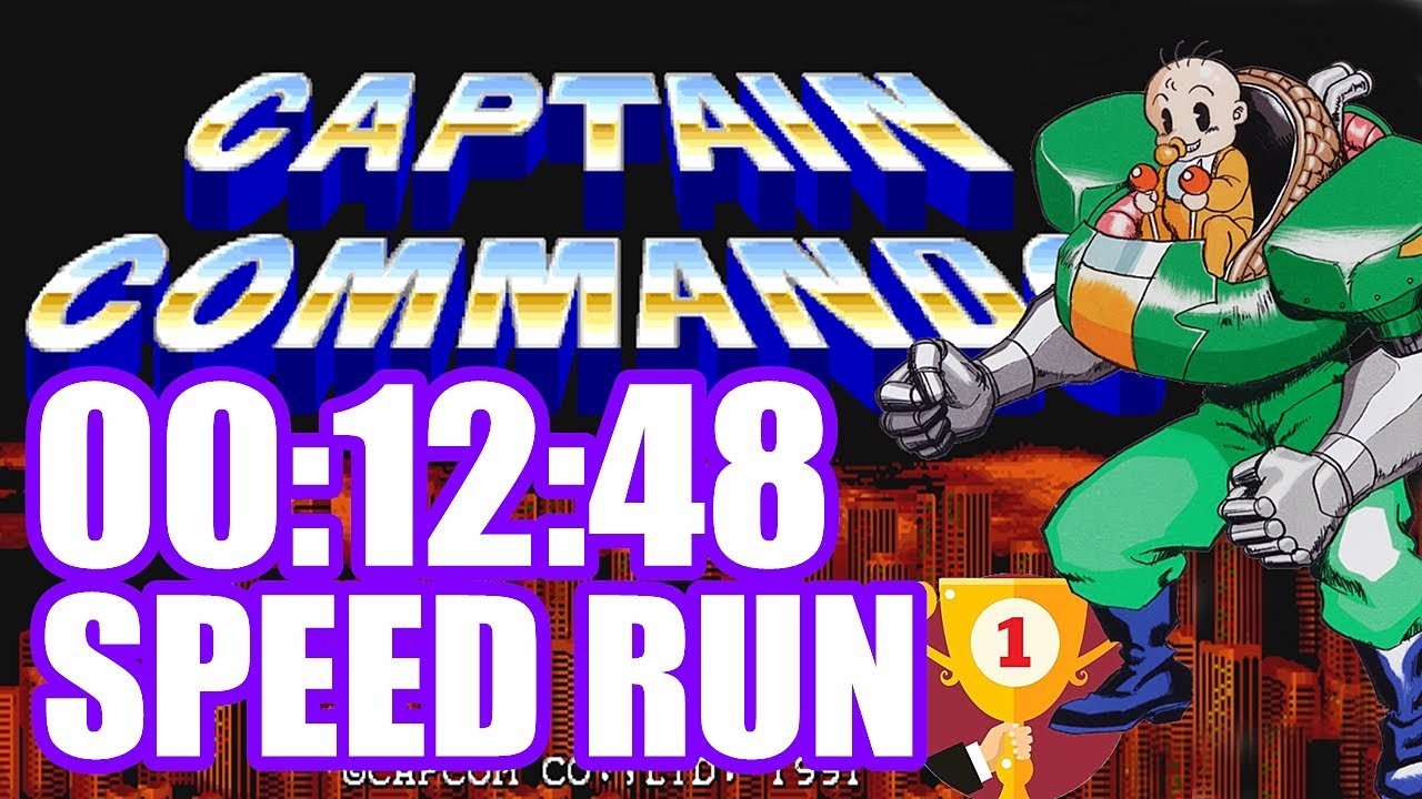 Captain Commando - BABY HEAD - SPEED RUN - 00:12:48 - Arcade game