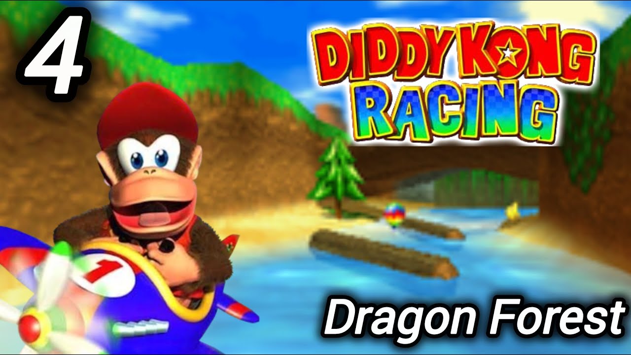 All Of Dragon Forest! Diddy Kong Racing HD (Retroarch Emulator)