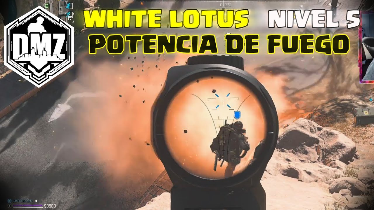 POTENCIA DE FUEGO ➡️ MISION DMZ WHITE LOTUS NIVEL 5 🔥 WARZONE 2 TEMPORADA 3 🔥