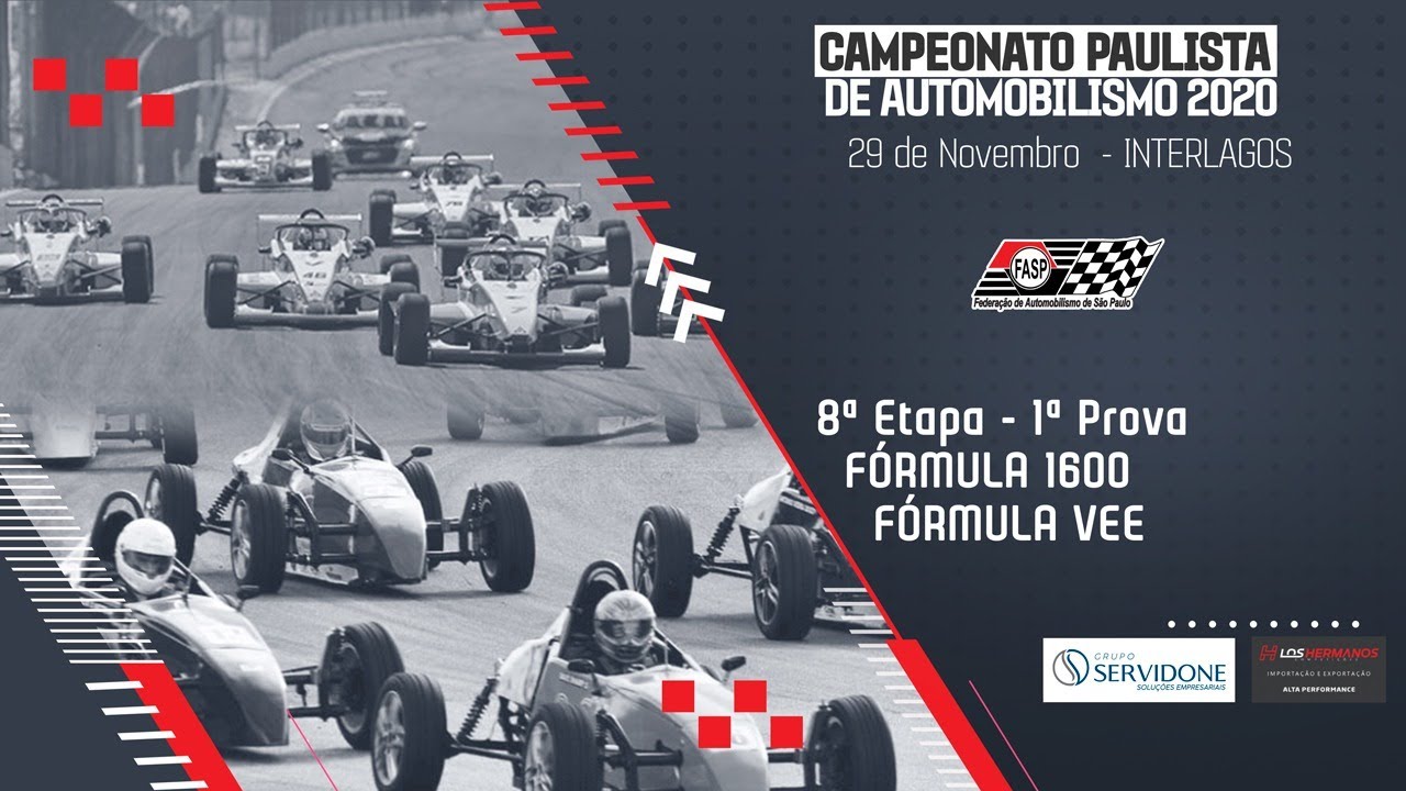 8ª Etapa - 1ª Prova |  FÓRMULA 1600 / FÓRMULA VEE - Interlagos, São Paulo