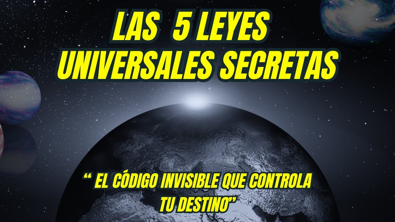 las 5 leyes universales secretas que controlan tu vida y tu destino estoicismo / Estoico