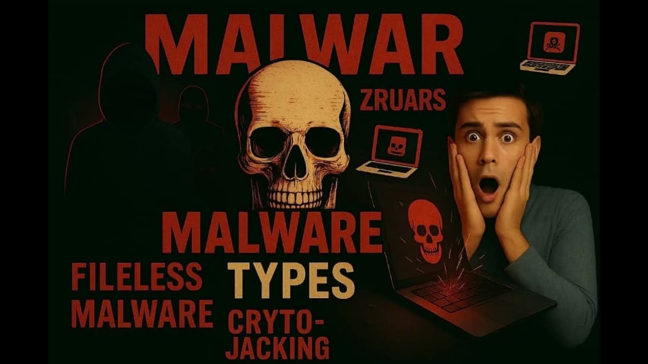 Top 10 Malware Types Explained Protect Yourself Online! #tech #hacker #ethicalhacking #cybersecurity