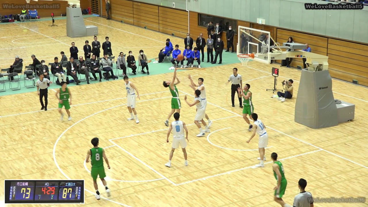 土浦日大vs市立船橋(Q4)高校バスケ 2020 関東新人準決勝