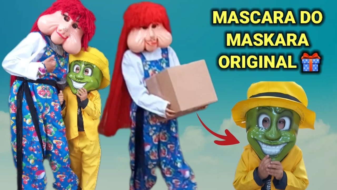 EU DE FOFÃO MIRIM ENTREGANDO A MASCARA ORIGINAL,QUE ELE GANHOU DE TODOS VOCÊS QUE COMPRARAM A RIFA 🎁