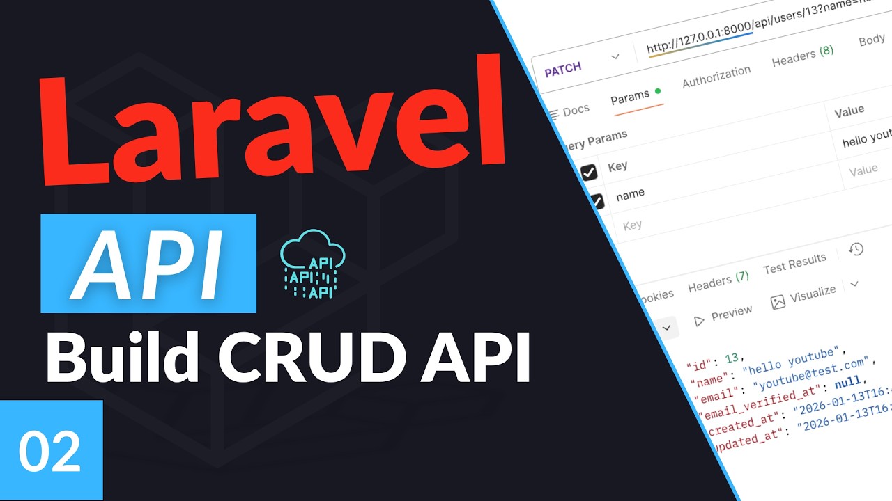 Простой CRUD API | Laravel API для начинающих #2