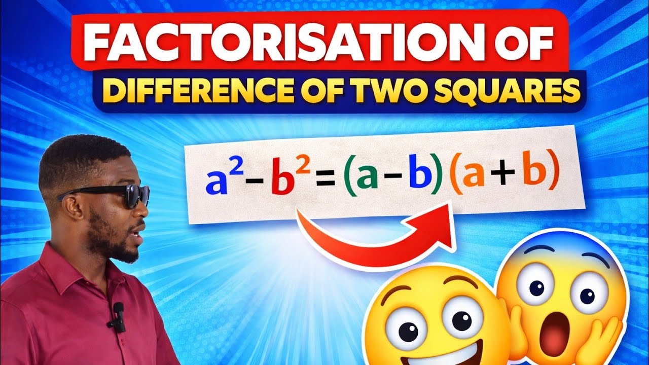 Factors Of Difference Of Two Squares 