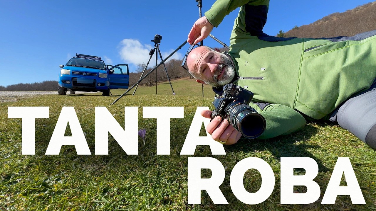 Poiane, fiori e SUONI NELLA NATURA! Registrare AUDIO IMMERSIVI e scattare fotografie a pellicola.