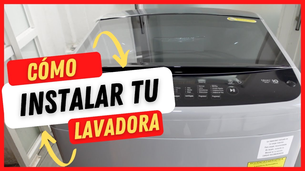 Cómo Instalar una Lavadora ✅