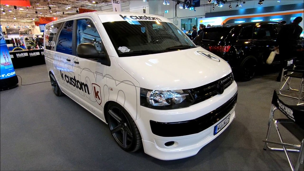 VOLKSWAGEN VW T5 SHOW TRUCK K-CUSTOM WITH MB DESIGN WHEELS ! WALKAROUND