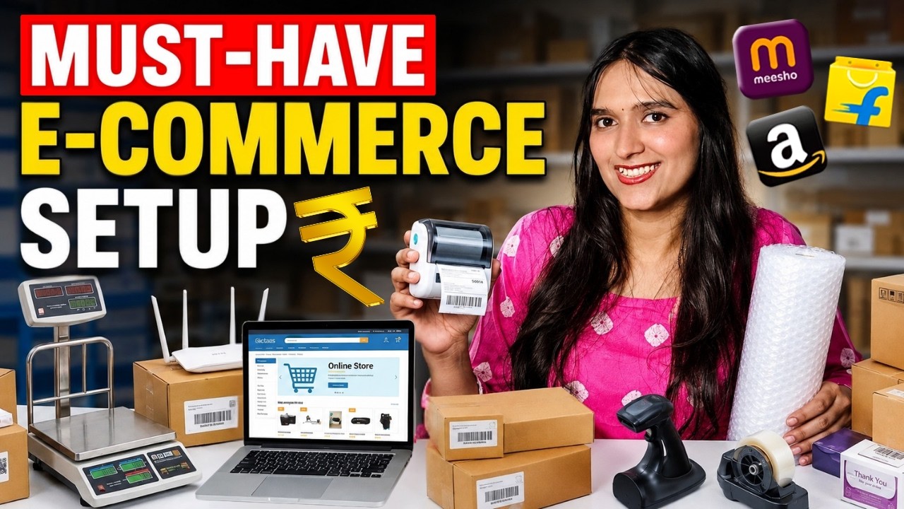 10 Required Setup and Total Cost to Start An E-commerce Business in 2026🔥| Amazon, Flipkart, Meesho