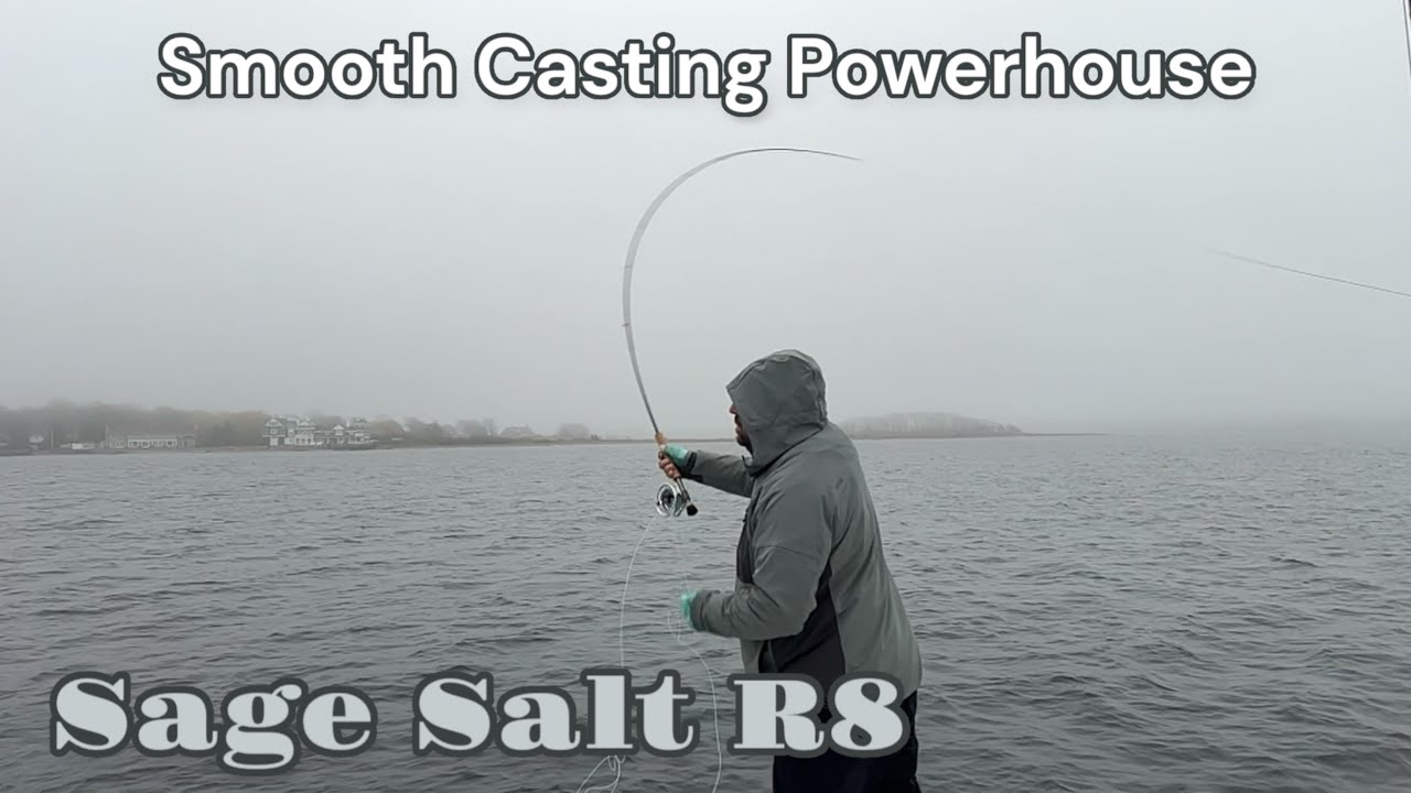 Sage Salt R8 Fly Rod Demo. On The Water & Fighting Fish.  We Put This Sweet Casting Rod To The Test.