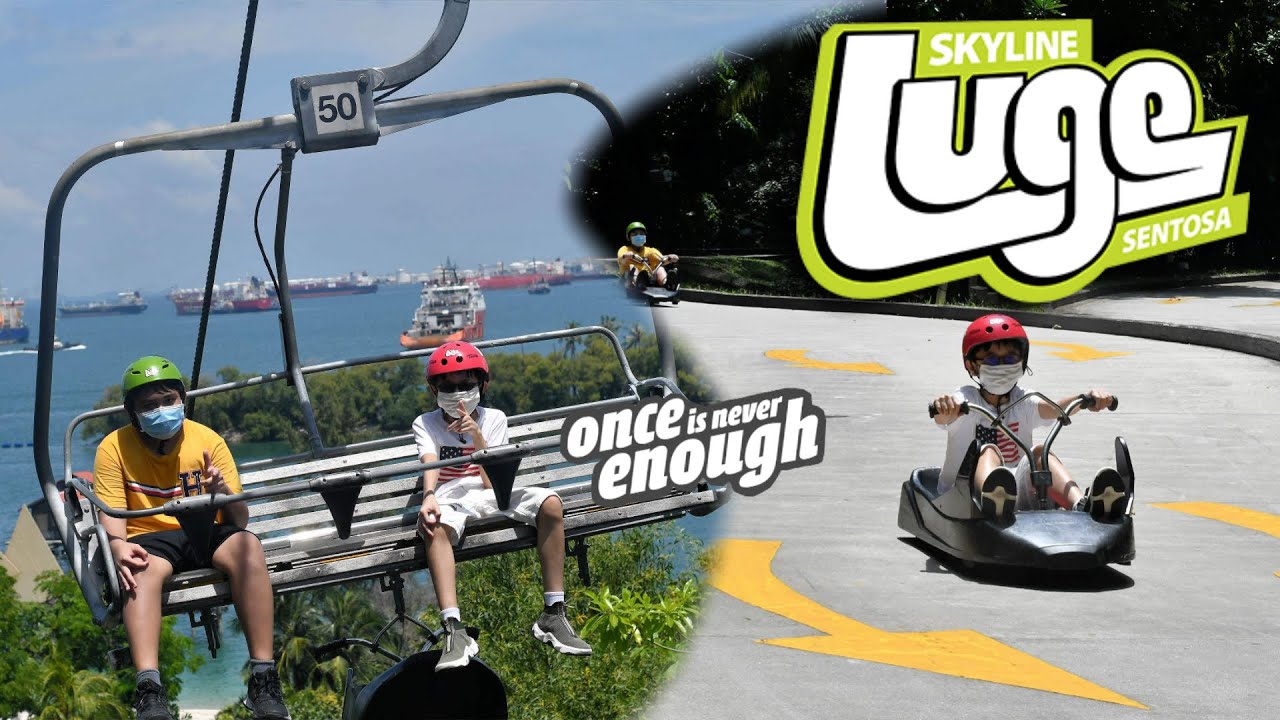 Skyline Luge Singapore | My favourite game of all time! | Skyline Luge Sentosa