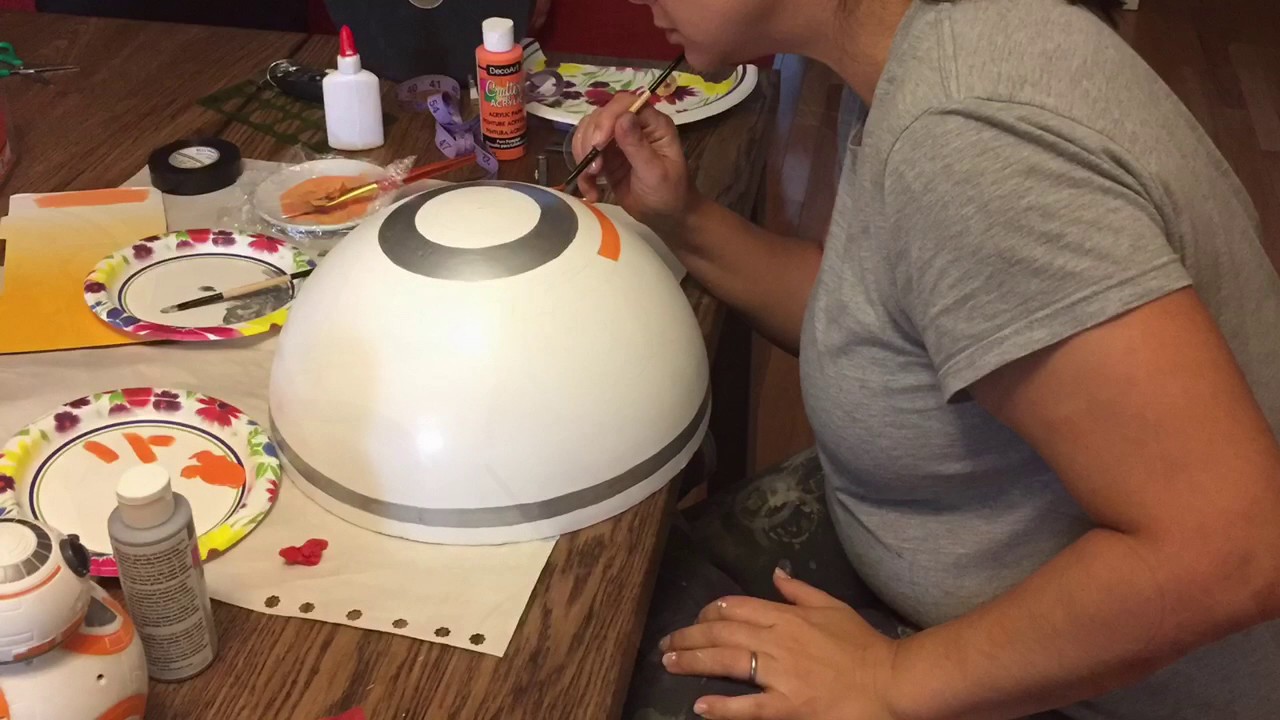 DIY Making of BB-8 costume timelapse