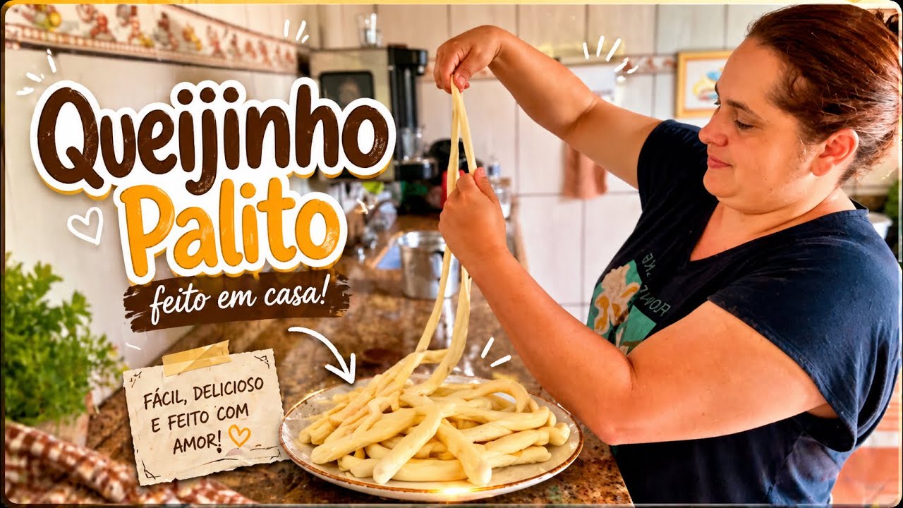 Fiz Queijinho Palito🧀+ Vizinho ficou com vontade e veio comer a coalhada do Edvaldo 