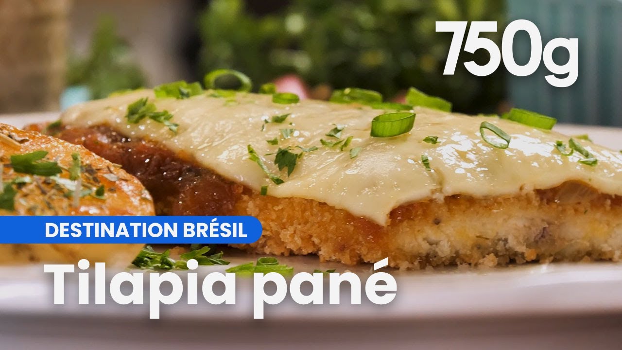 Tilapia pané à la sauce tomate et au fromage - 750g