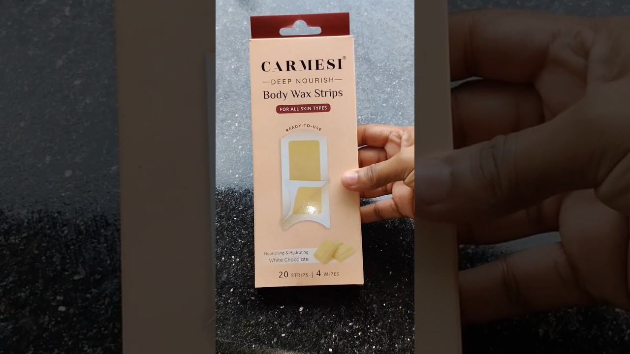 Carmesi wax strips used review #shorts #nanusvlogs #carmesi #flipkart #productreview