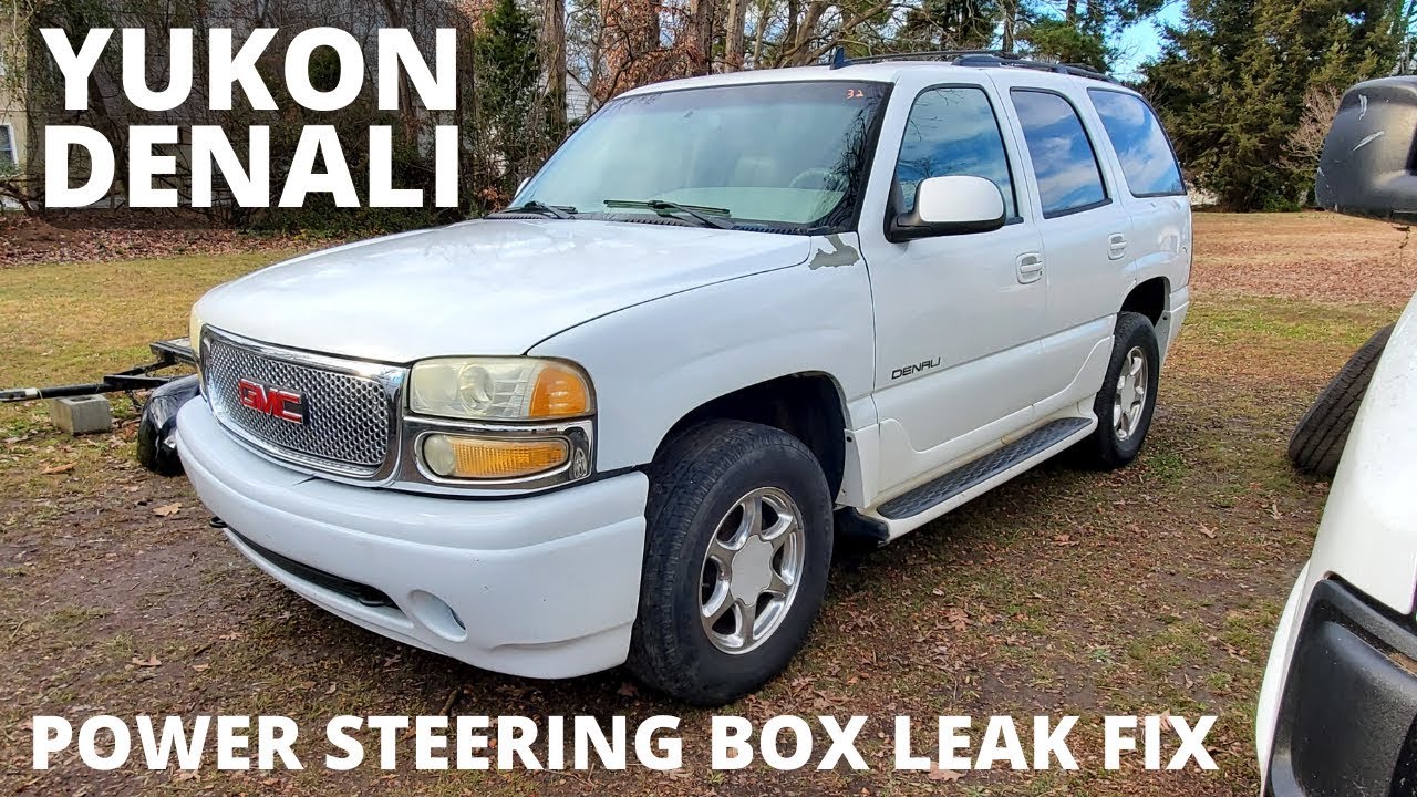 GMC Yukon Denali - Fixing A Leaking Power Steering Box At The Pitman Arm Shaft
