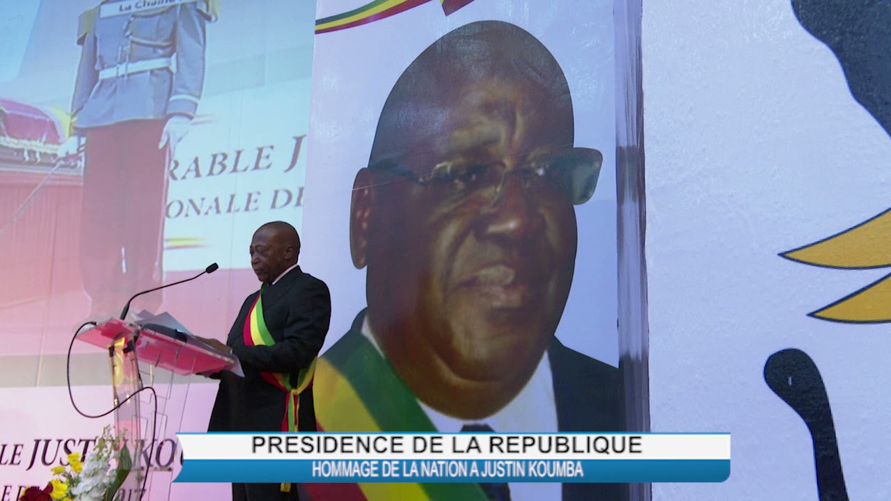 LES OBSEQUES DE L'ANCIEN PRESIDENT DE L'ASSEMBLEE, JUSTIN KOUMBA AU PALAIS DE CONGRE DE BRAZZAVILLE
