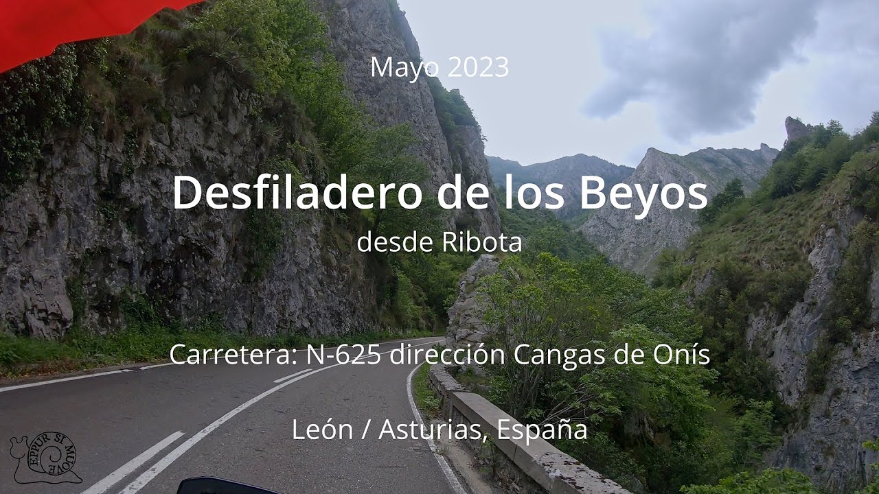 2023 - Desfiladero de los Beyos desde Ribota (completo) - León/Asturias, España - 790 AdvR 4k