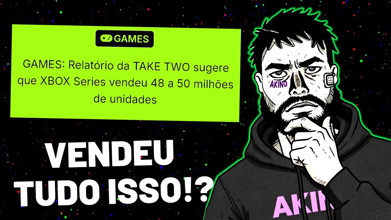 AKINO OPINA: XBOX VENDEU 40 MILHÕES DE UNIDADE!? + RELATÓRIOS DA SONY E NINTENDO.