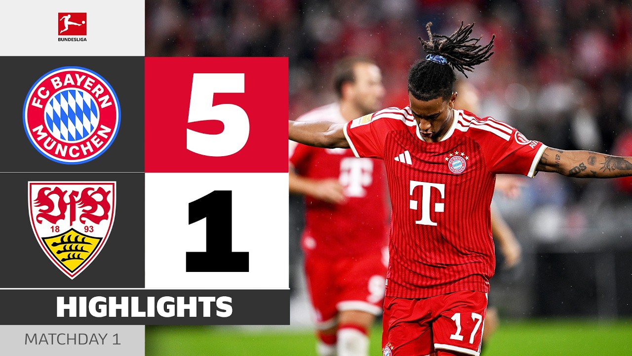 What a Way to Start the Season | FC BAYERN - VFB STUTTGART | Highlights | MD 1 &ndash; Bundesliga 2026/27