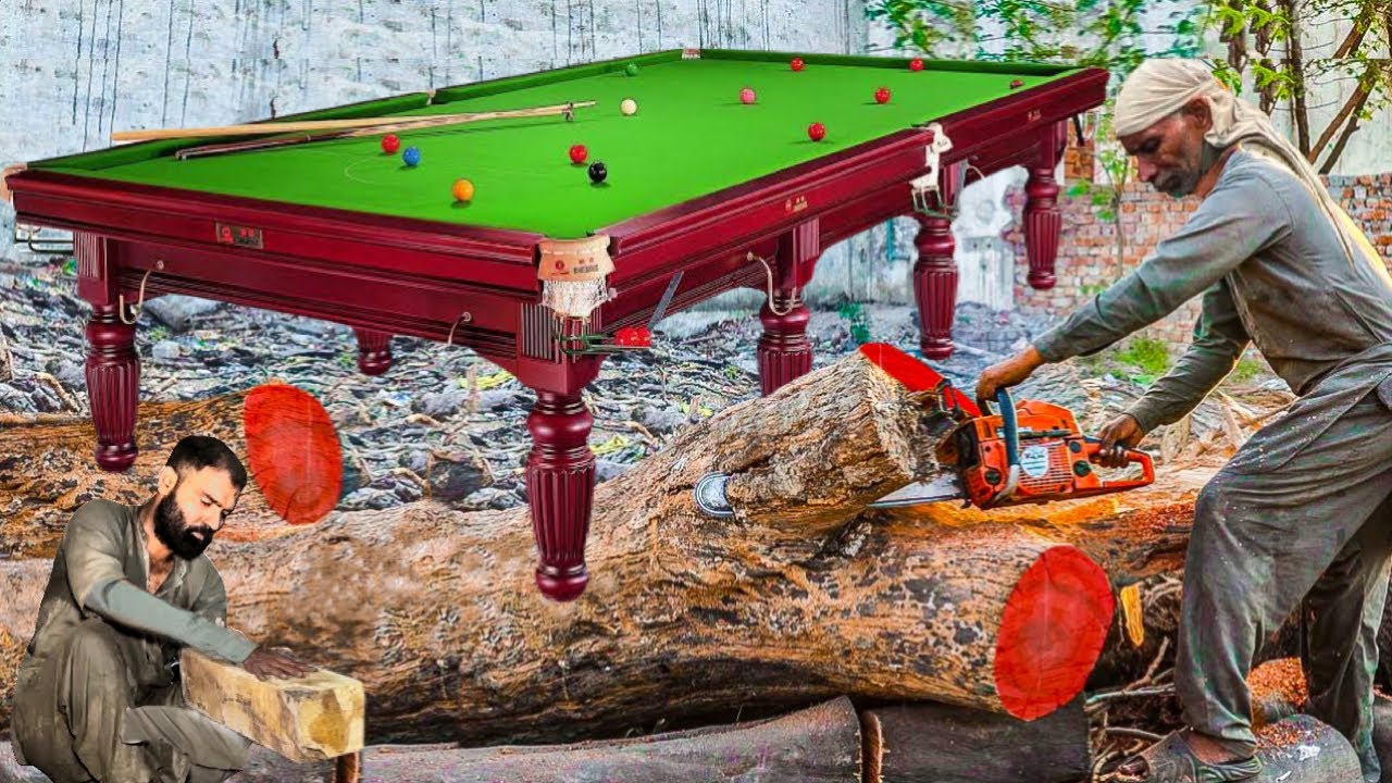 How Snooker Tables are Made ? Incredible Manufacturing Process of Snooker Tables Game