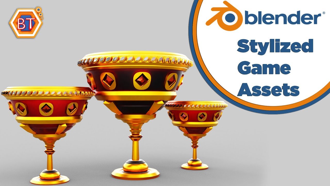 Blender 2.82 Tutorial - Stylized Game Asset Creation