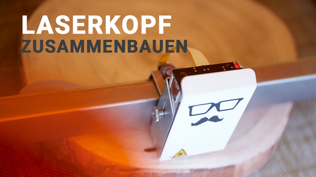 Laserkopf nach der Reinigung wieder zusammenbauen / Assemble laser head after cleaning - Mr Beam II