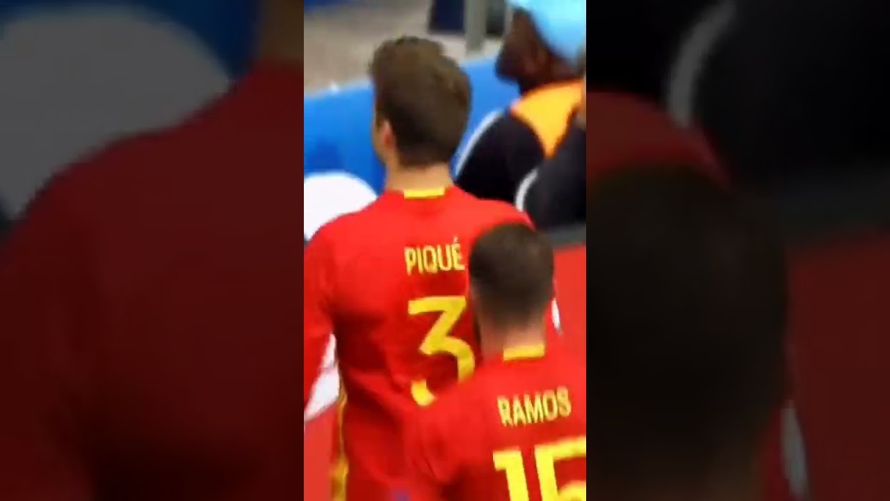 Sergio Ramos and Gerrard Piqu&eacute; #spain #football #shorts
