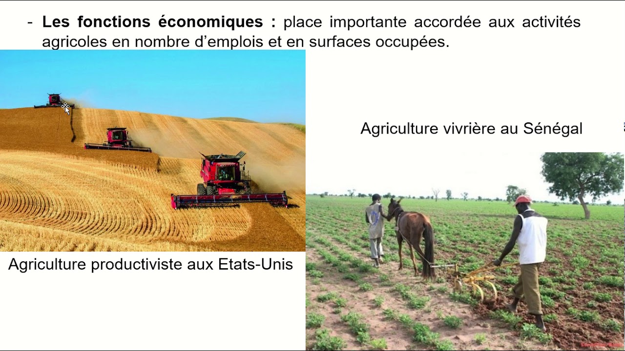 Cours 1ère - Espaces ruraux dans le monde - Introduction